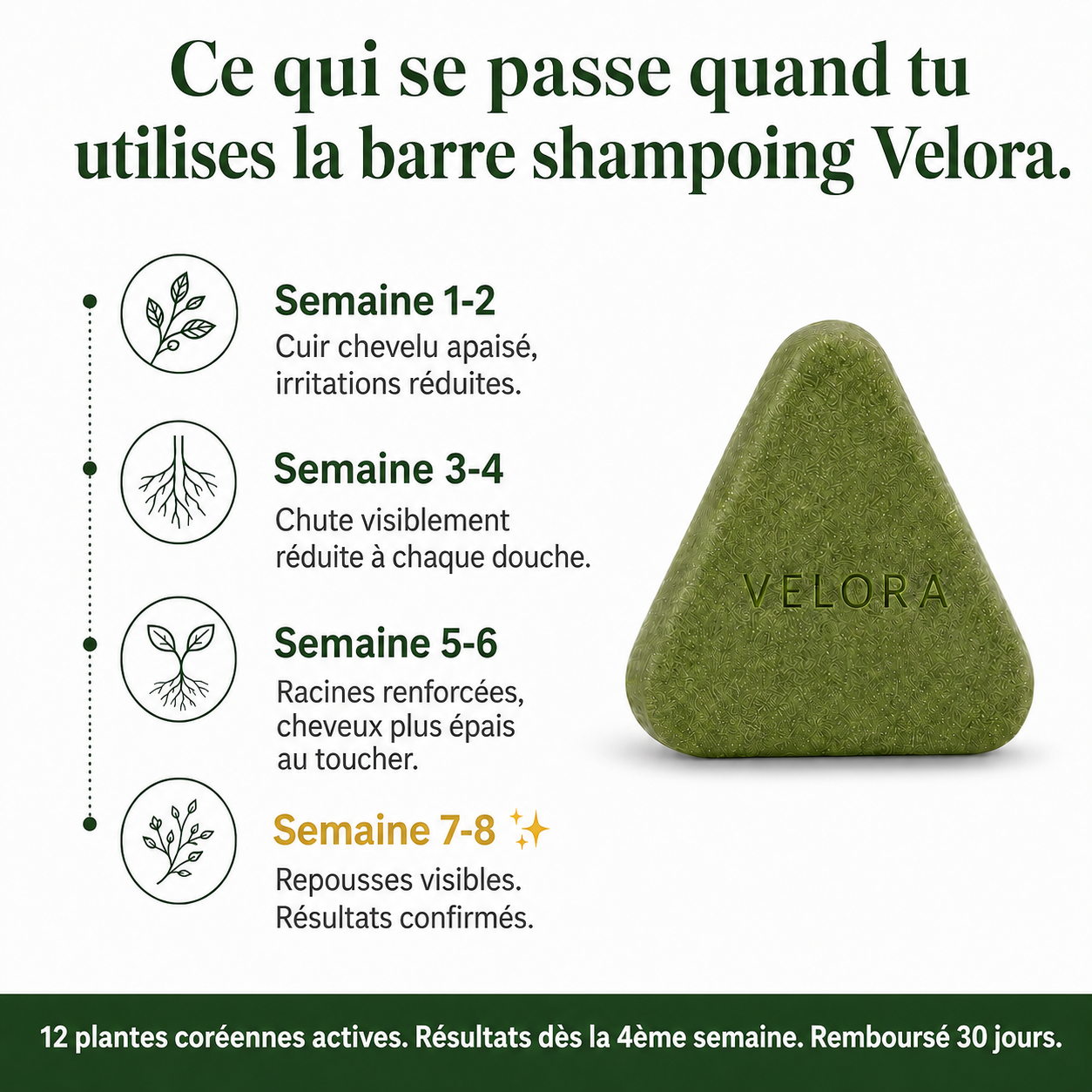 Savon Anti-Chute aux 12 Plantes Coréennes