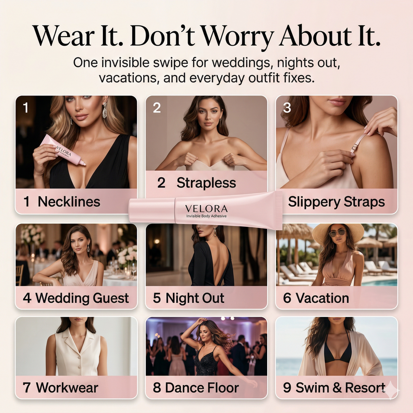 Velora Invisible Body Adhesive